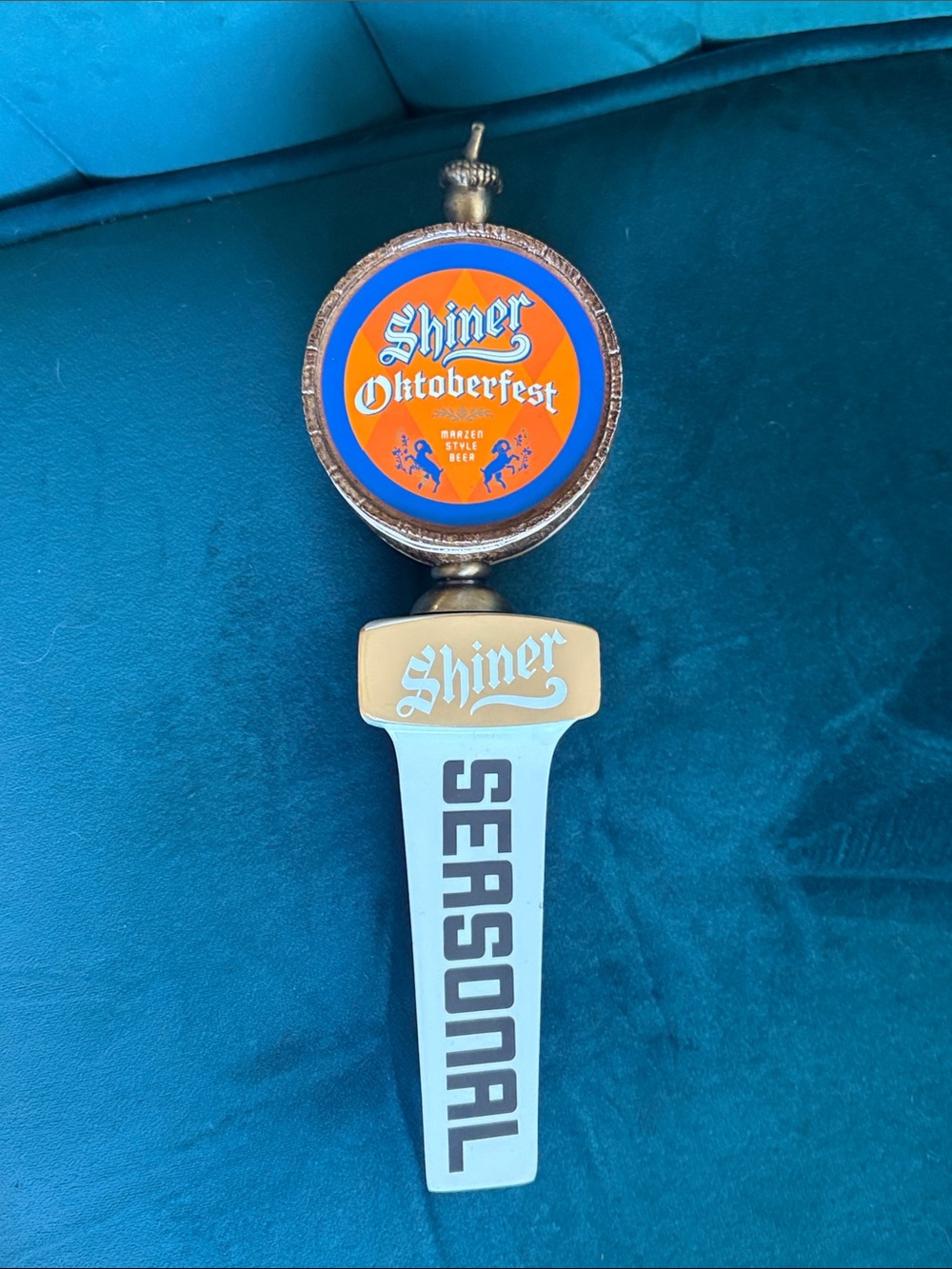 Oktoberfest Shiner Beer Tap Handle